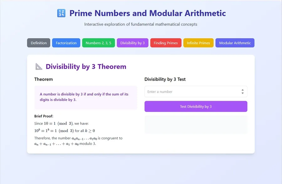 Theorem of Multiples of 3: Rules, Proof, and Examples